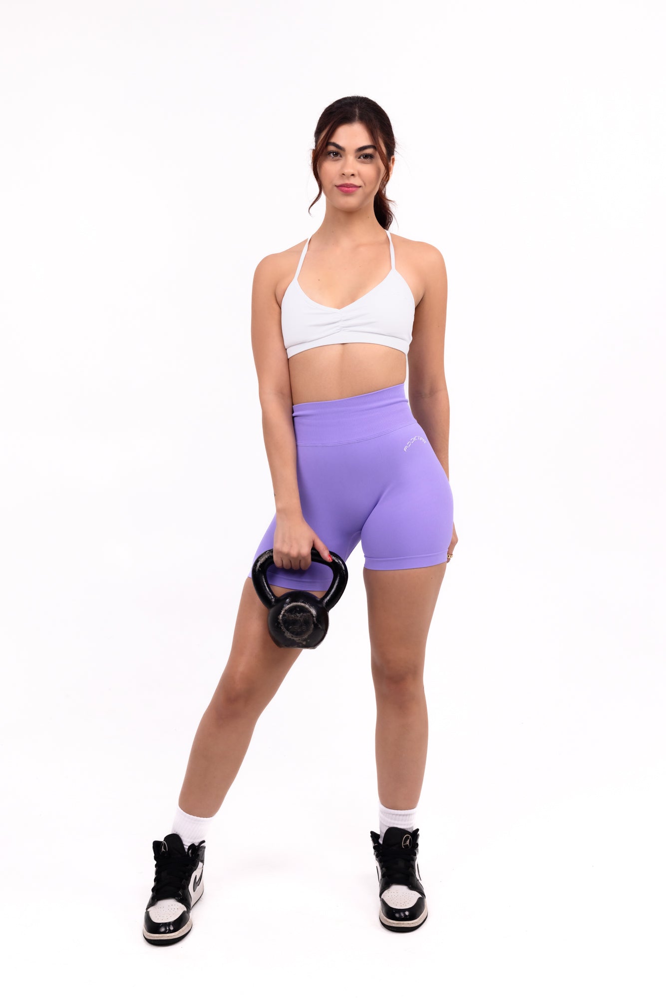 Empowered Classic Scrunch Shorts (Purple)
