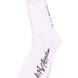 White Crew Sock